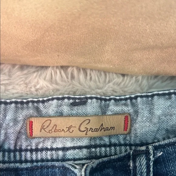 Robert Graham Men's Blue Denim Jeans - Picture 2 of 4